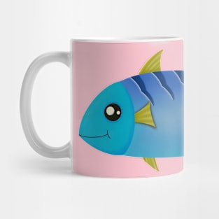 Blue fish Mug